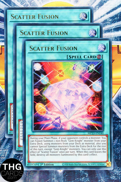 Scatter Fusion MP23-EN140 1st Edition Ultra Rare Yugioh Card Playset