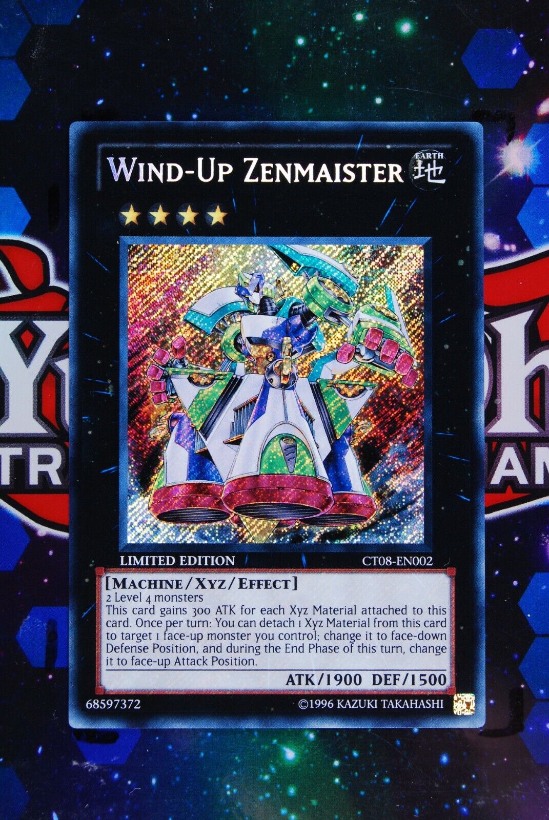 Wind-Up Zenmaister CT08-EN002 Secret Rare Yugioh Card Promo