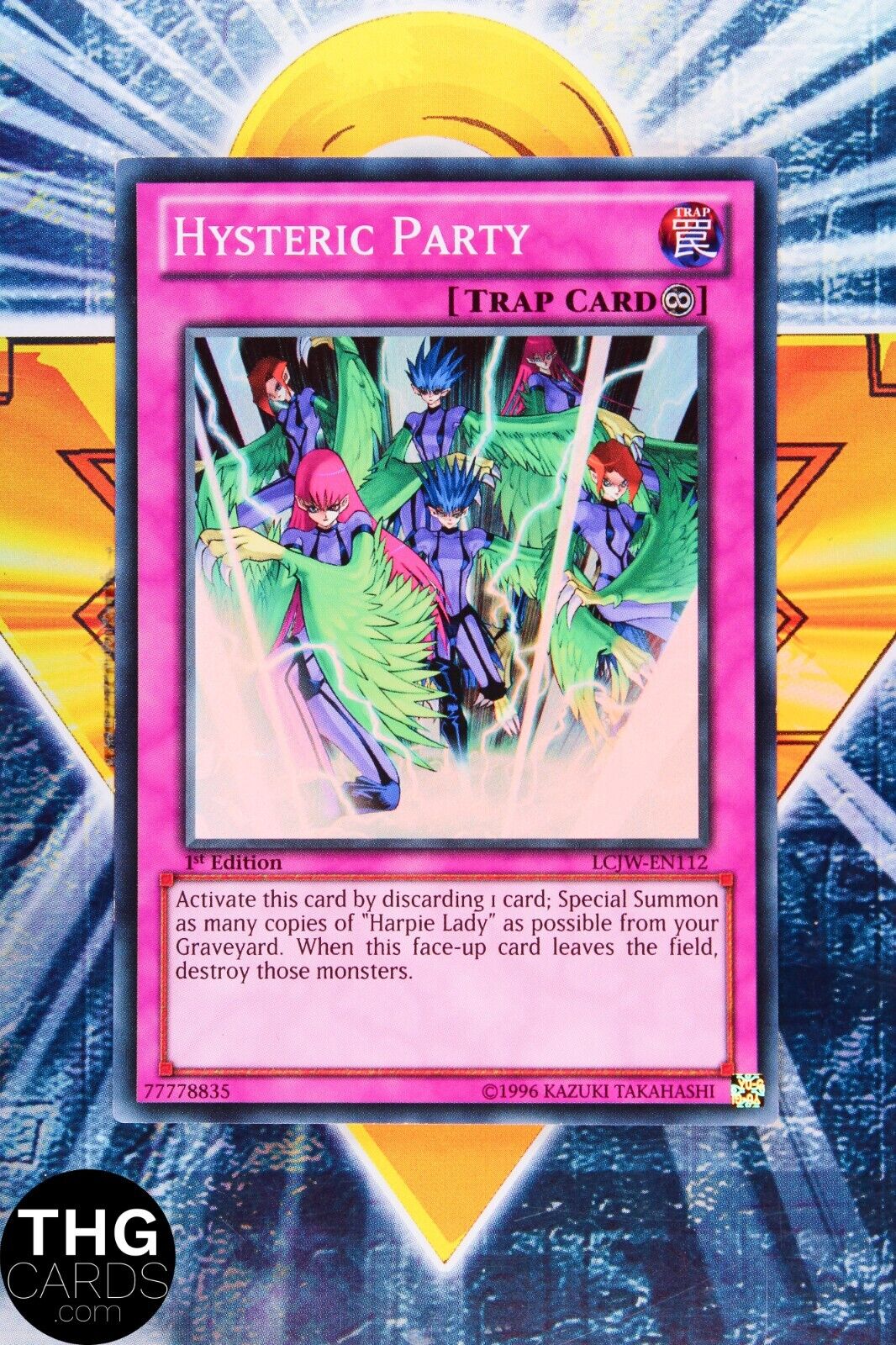 Hysteric Party LCJW-EN112 1st Edition Super Rare Yugioh Card
