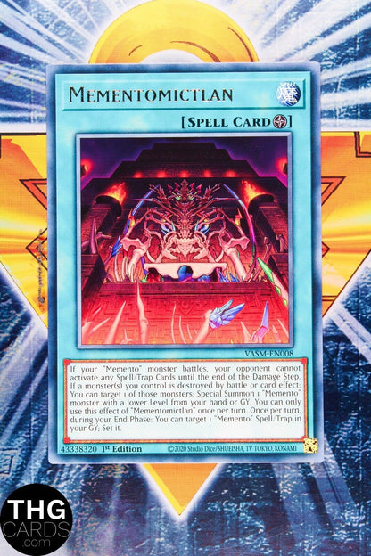 Mementomictlan VASM-EN008 1st Edition Rare Yugioh Card Playset