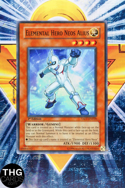 Elemental Hero Neos Alius TAEV-EN018 1st Edition Super Rare Yugioh Card