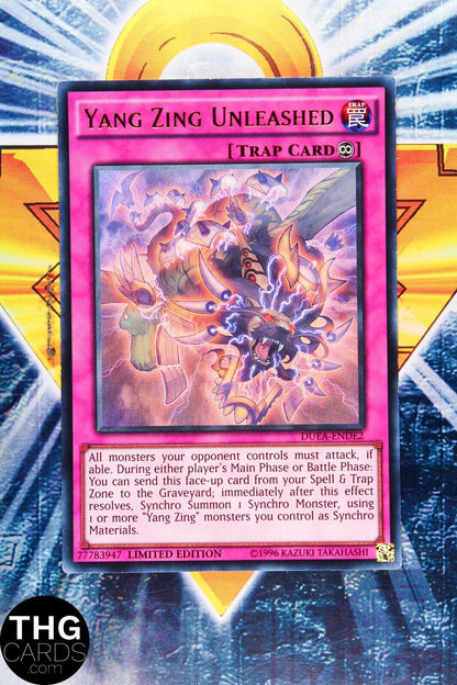 Yang Zing Unleashed DUEA-ENDE2 Limited Edition Ultra Rare Yugioh Card