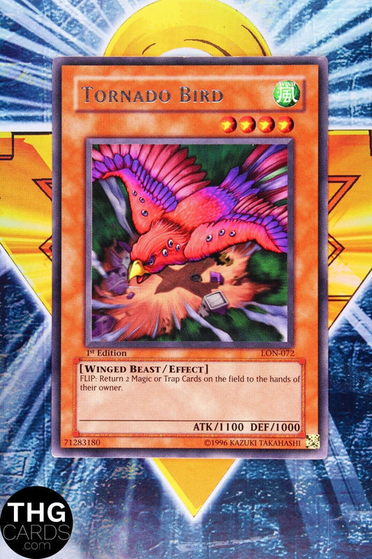 Tornado Bird LON-072 1st Edition Rare Yugioh Card