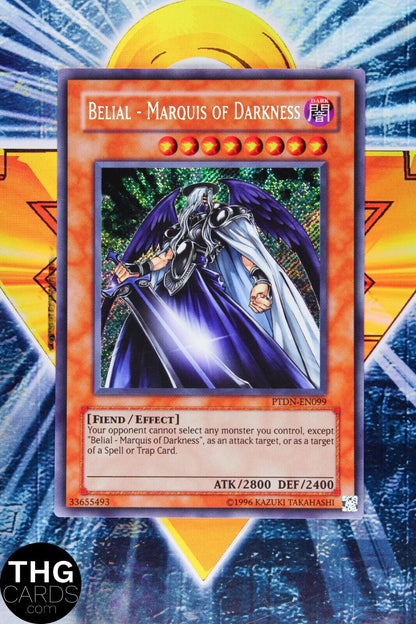 Belial - Marquis of Darkness PTDN-EN099 Secret Rare Yugioh Card