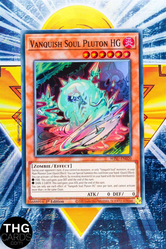 Vanquish Soul Pluton HG WISU-EN020 1st Edition Super Rare Yugioh Card