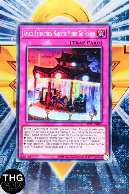 Amaze Attraction Majestic Merry-Go-Round OP21-EN026 Common Yugioh Card