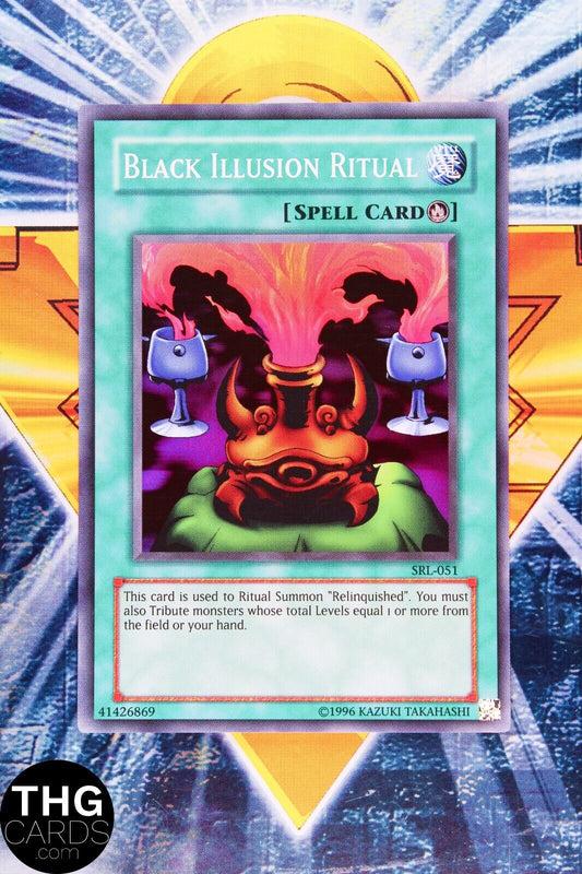 Black Illusion Ritual SRL-051 Super Rare Yugioh Card