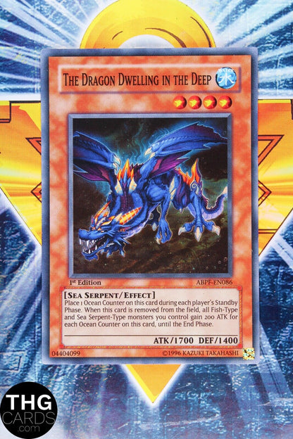 The Dragon Dwelling in the Deep ABPF-EN086 1st Edition Super Rare Yugioh Card