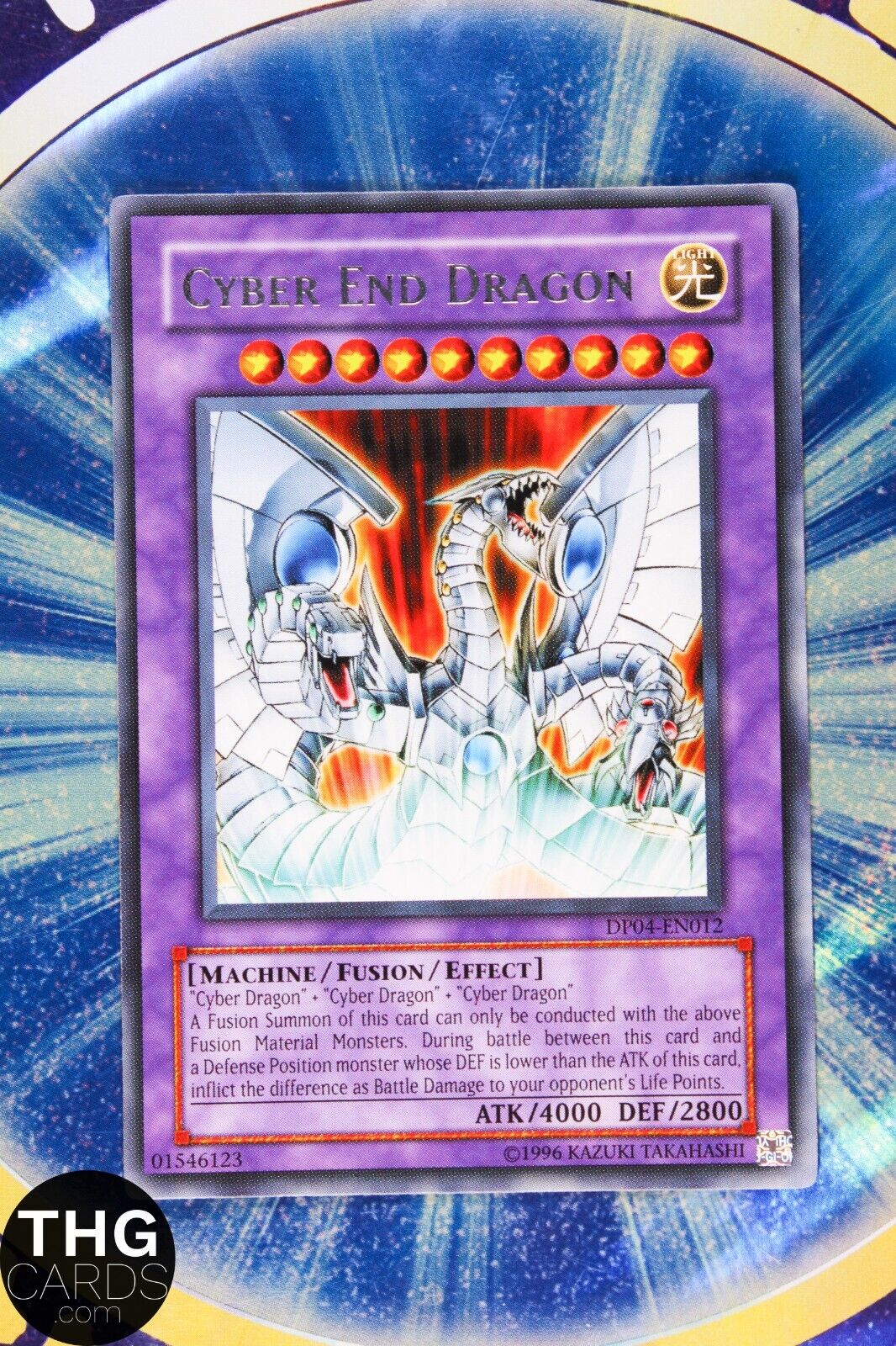 Cyber End Dragon DP04-EN012 Rare Yugioh Card 2