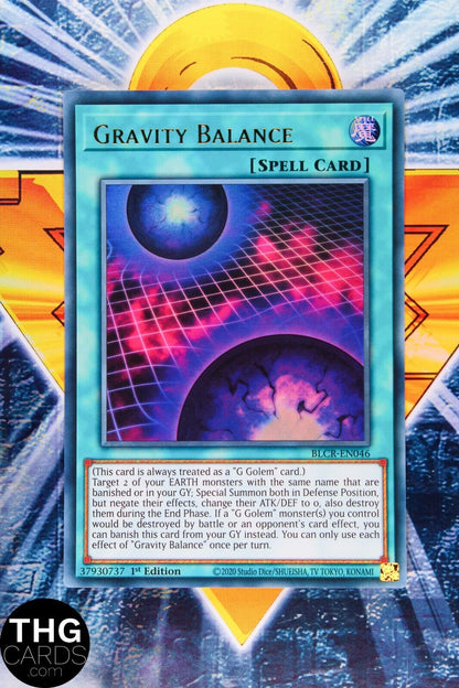 Gravity Balance BLCR-EN046 1st Ultra Rare Yugioh Card Playset