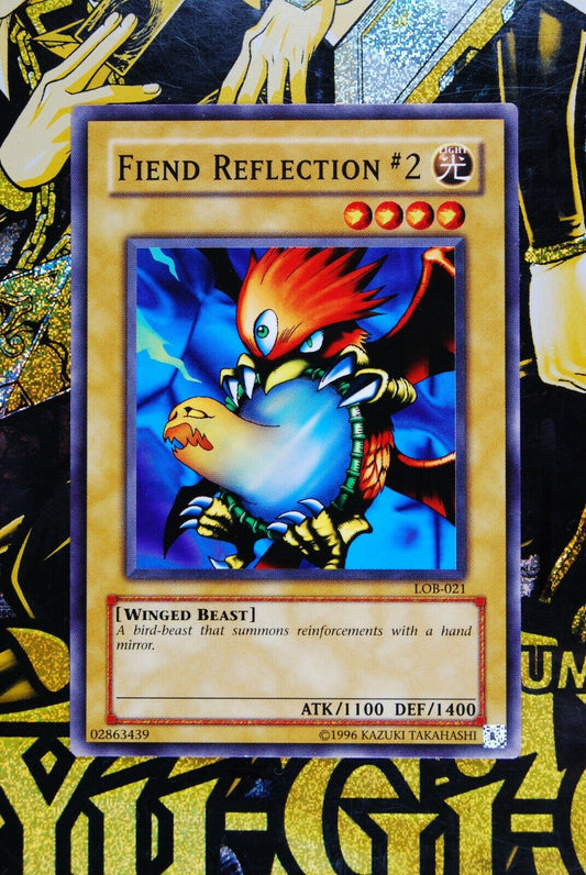 Fiend Reflection #2 LOB-021 Common Yugioh Card NM