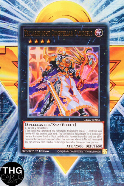 Tellarknight Constellar Caduceus CYAC-EN045 1st Edition Ultra Rare Yugioh Card