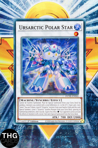 Ursarctic Polar Star DUNE-EN087 1st Edition Super Rare Yugioh Card Playset