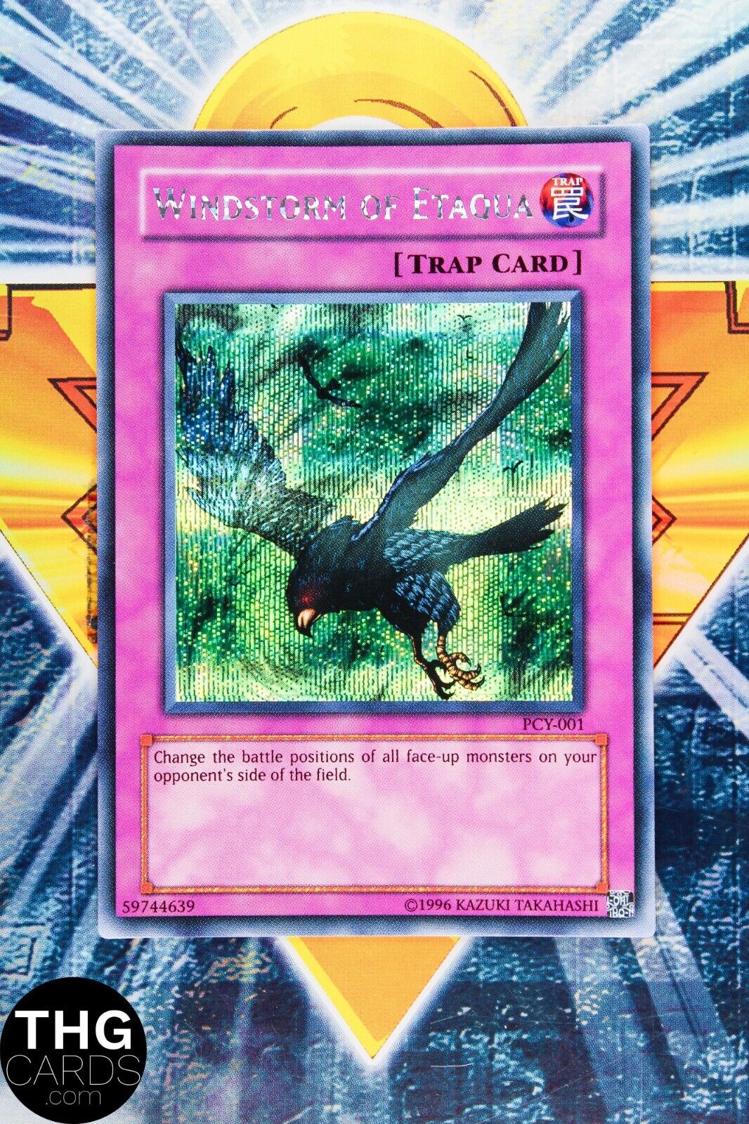 Windstorm of Etaqua PCY-001 Prismatic Secret Rare Yugioh Card