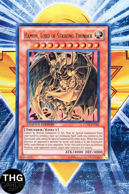 Hamon Lord of Striking Thunder LC02-EN002 Ultra Rare Yugioh Card Limited Edition