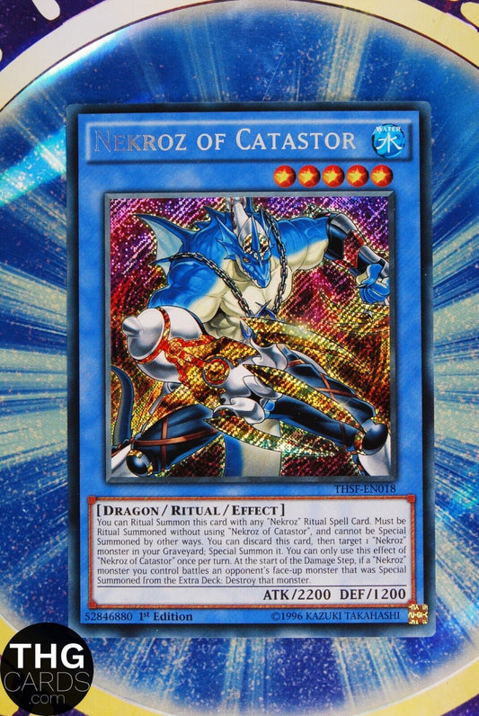 Nekroz of Catastor THSF-EN018 1st Edition Secret Rare Yugioh Card