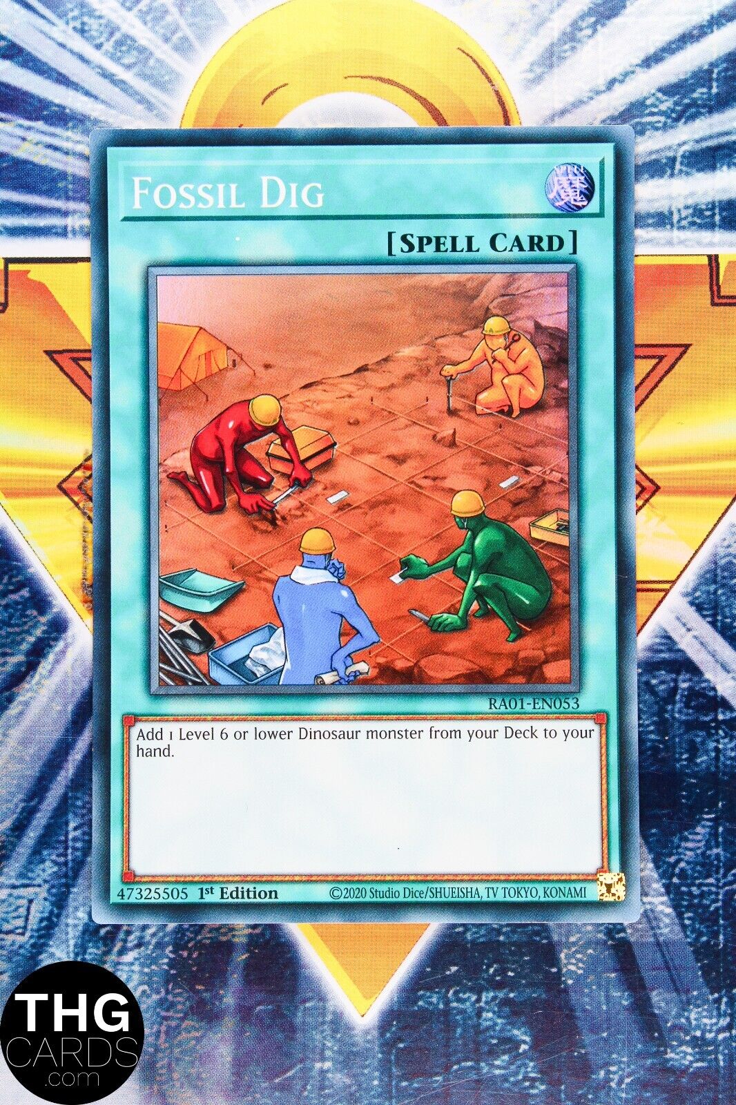 Fossil Dig RA01-EN053 1st Edition Super Rare Yugioh Card Playset