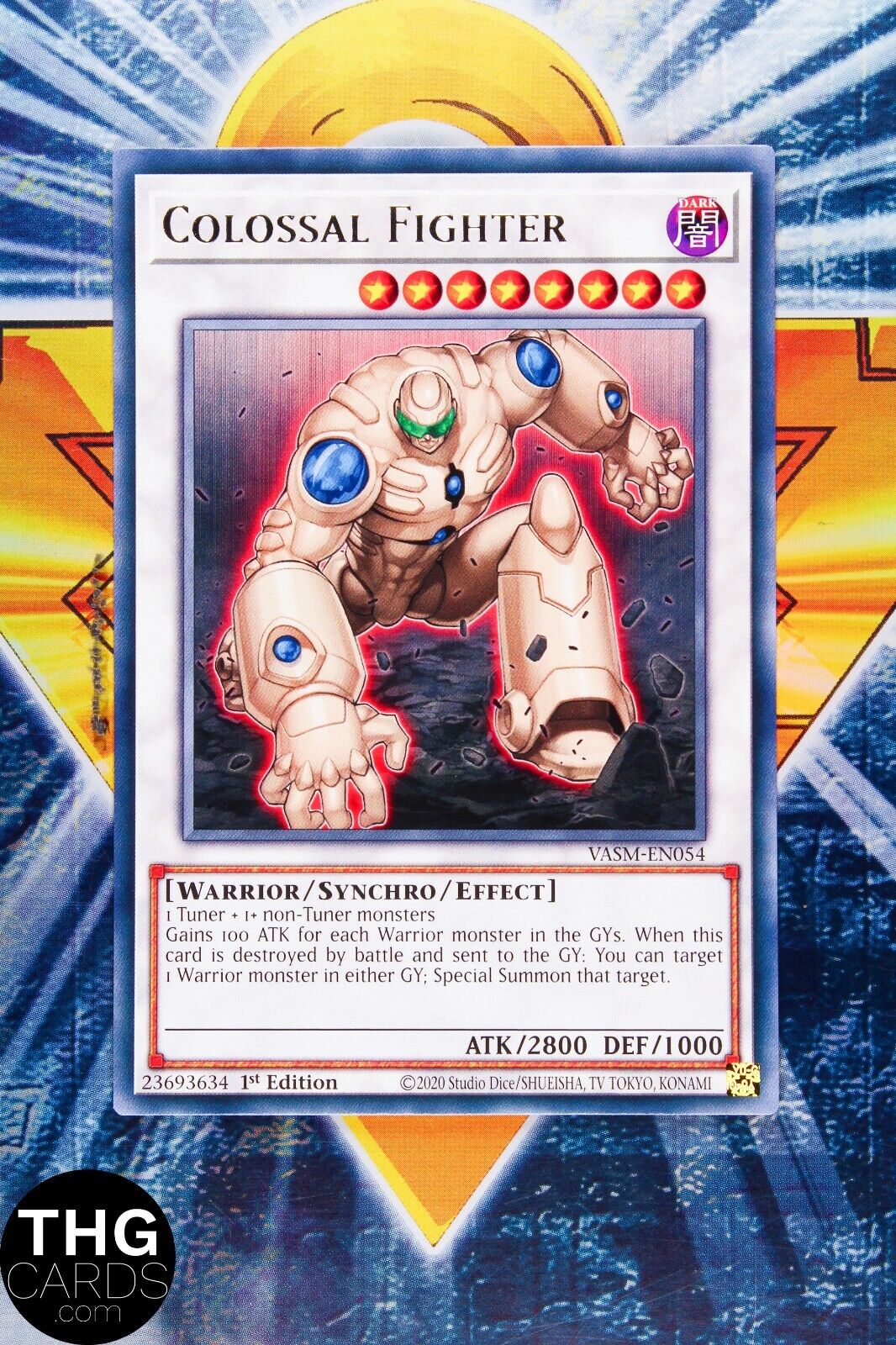 Colossal Fighter VASM-EN054 1st Edition Rare Yugioh Card Playset