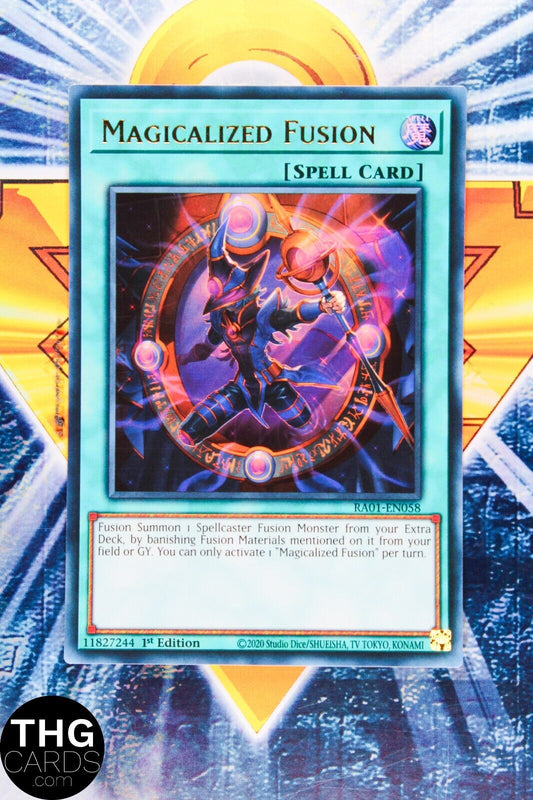 Magicalized Fusion RA01-EN058 1st Edition Ultra Rare Yugioh Car