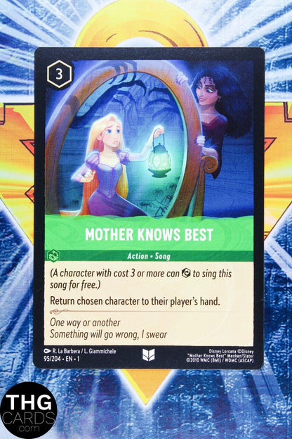 Mother Knows Best 95/204 Non Foil Uncommon Lorcana First Chapter Card