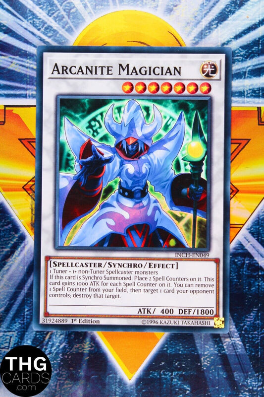 Arcanite Magician INCH-EN049 1st Edition Super Rare Yugioh Card