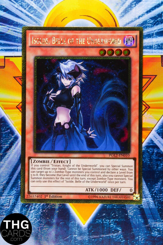 Isolde, Belle of the Underworld PGL2-EN010 1st Ed Secret Rare Yugioh Card