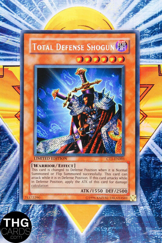 Total Defense Shogun CT1-EN001 Secret Rare Yugioh Card 8