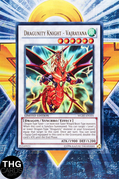 Dragunity Knight Vajrayana WGRT-EN101 Limited Edition Ultra Rare Yugioh Card