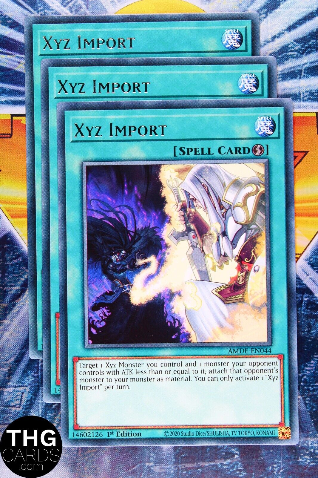 XYZ Import AMDE-EN044 1st Edition Rare Yugioh Card Playset