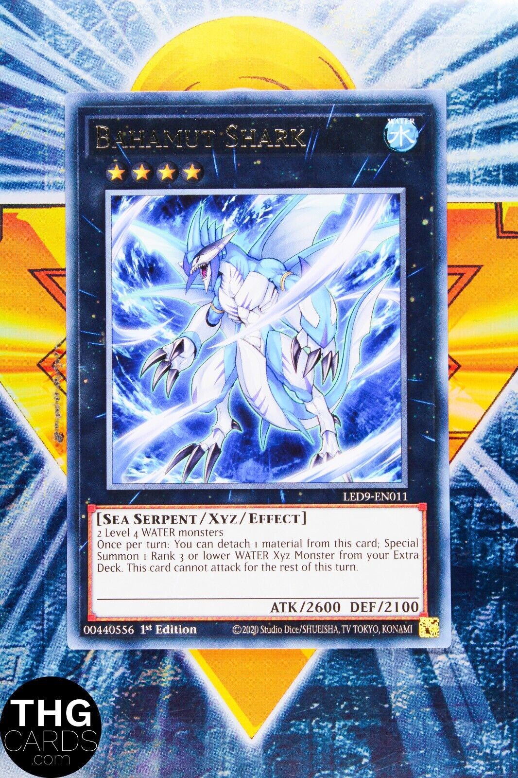 Bahamut Shark LED9-EN011 1st Edition Rare Yugioh Card