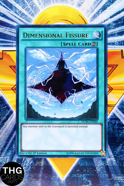 Dimensional Fissure DUSA-EN060 1st Edition Ultra Rare Yugioh Card