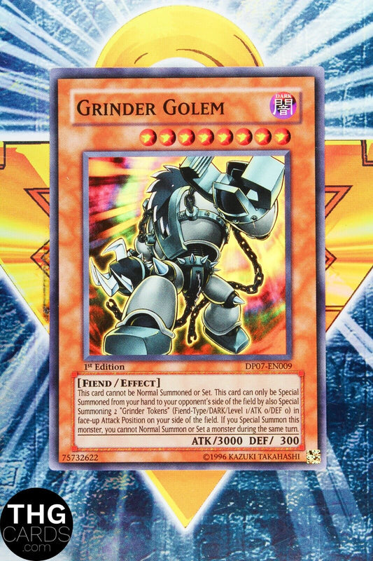 Grinder Golem DP07-EN009 1st Edition Super Rare Yugioh