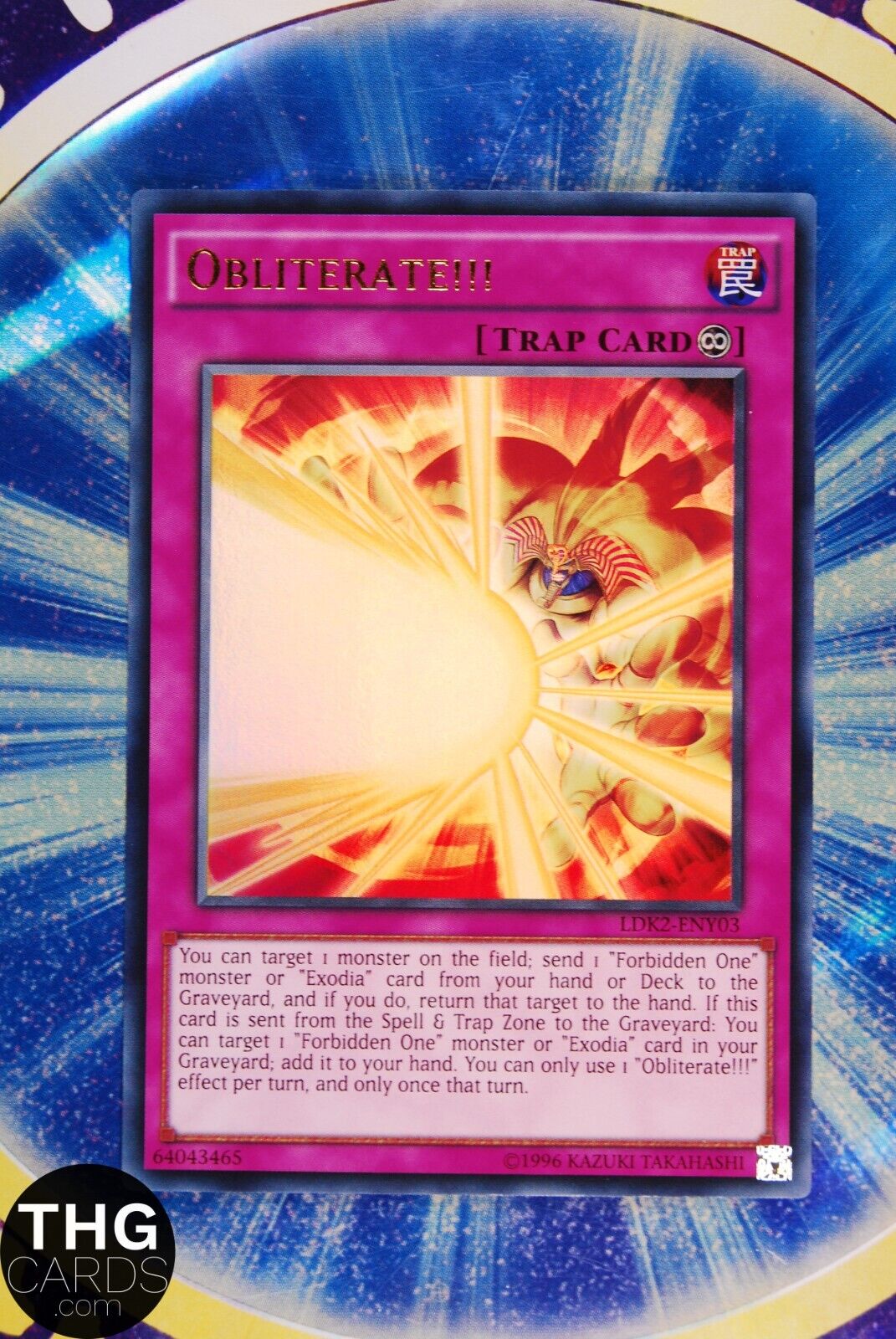 Obliterate!!! LDK2-ENY03 Ultra Rare Yugioh Card