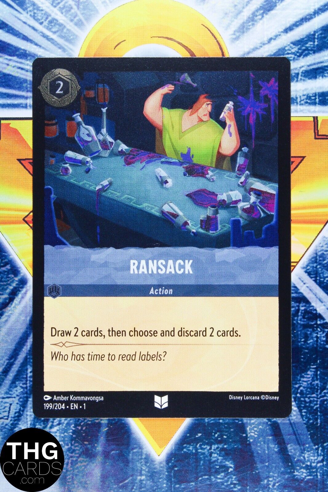 Ransack 199/204 Foil Uncommon Lorcana First Chapter Card