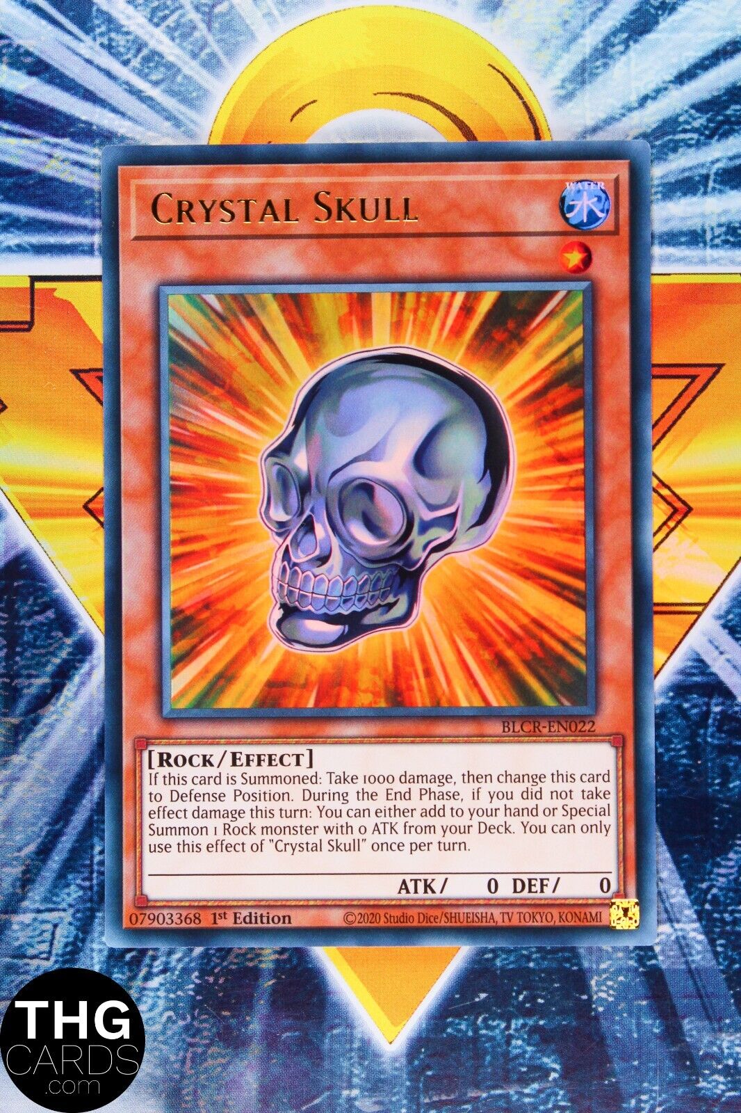 Crystal Skull BLCR-EN022 1st Edition Ultra Rare Yugioh Playset