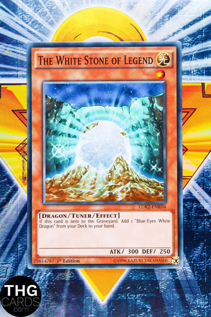 The White Stone of Legend LDK2-ENK04 1st Edition Common Yugioh Card