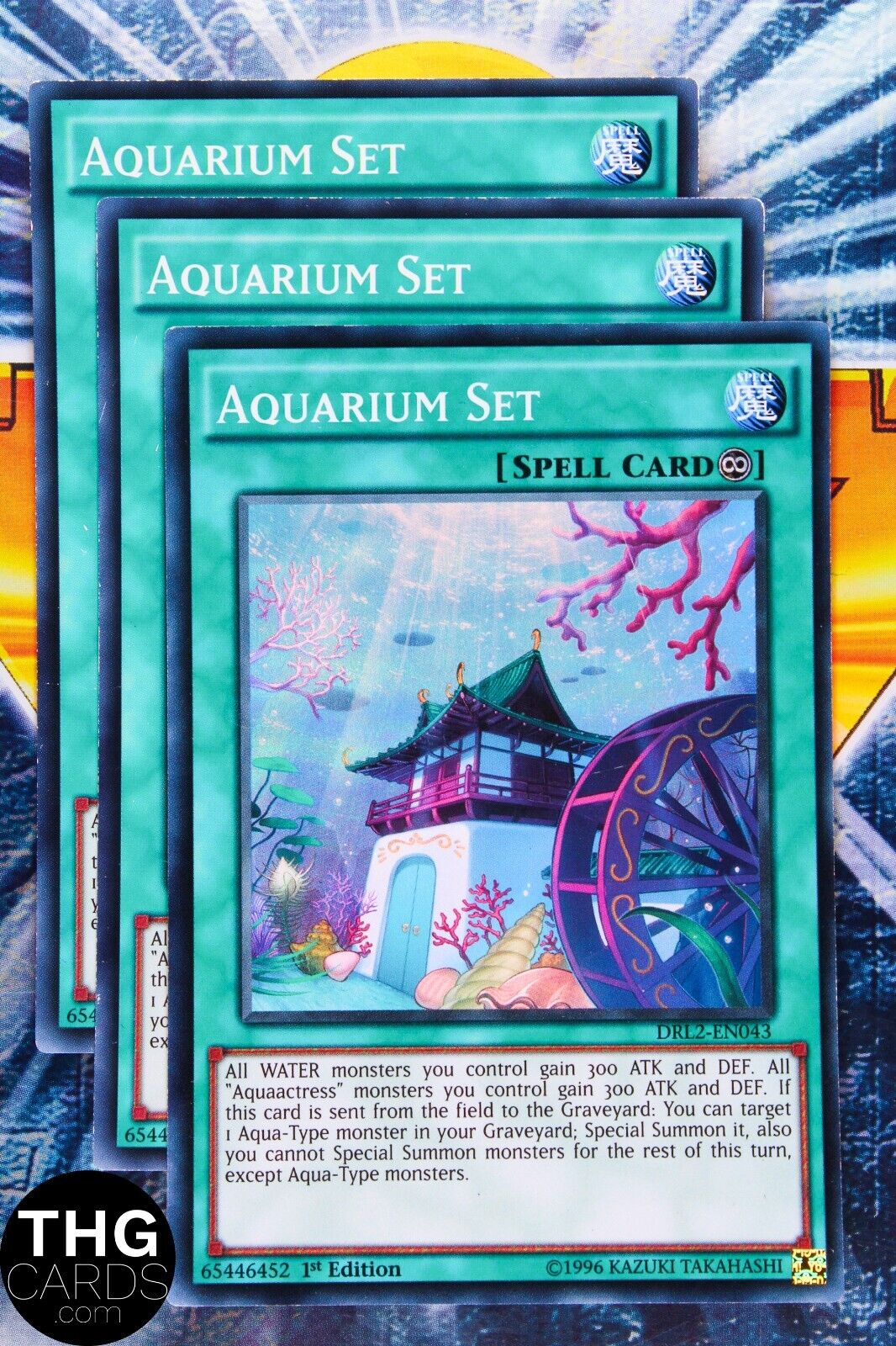 Aquarium Set DRL2-EN043 1st Edition Super Rare Yugioh Card Playset