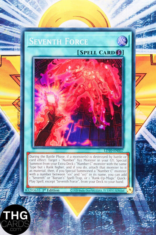 Seventh Force LD10-EN037 1st Edition Super Rare Yugioh Card