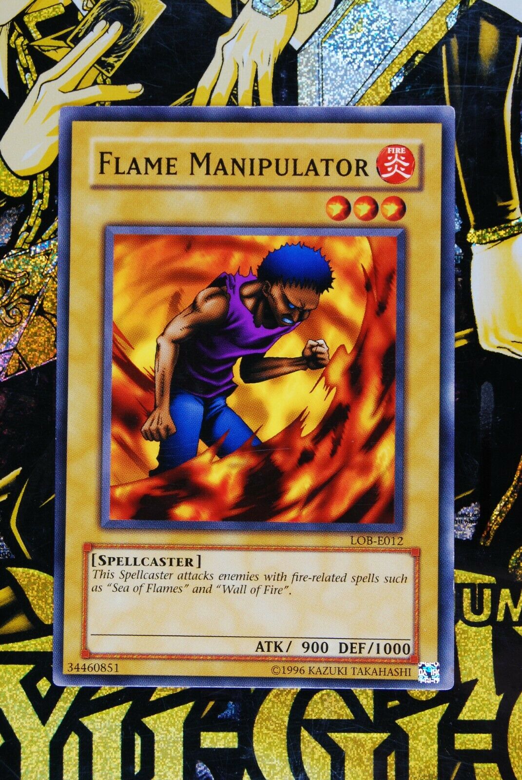 Flame Manipulator LOB-E016 Common Yugioh Card