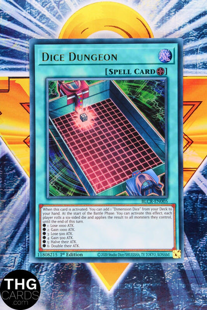 Dice Dungeon BLCR-EN005 1st Ultra Rare Yugioh Card Playset