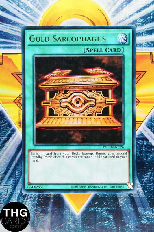 Gold Sarcophagus YGLD ENC26 Ultra Rare Yugioh Card