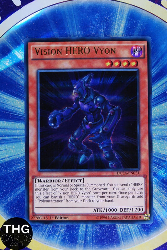 Vision Hero Vyon DUSA-EN021 1st Edition Ultra Rare Yugioh Card