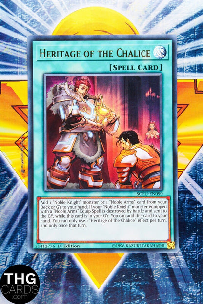 Heritage Of The Chalice SOFU-EN082 1st Edition Ultra Rare Yugioh Card