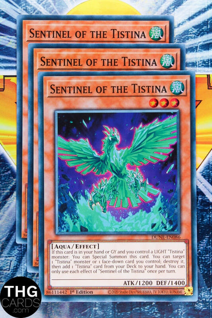 Sentinel of the Tistina DUNE-EN086 1st Ed Super Rare Yugioh Card Playset