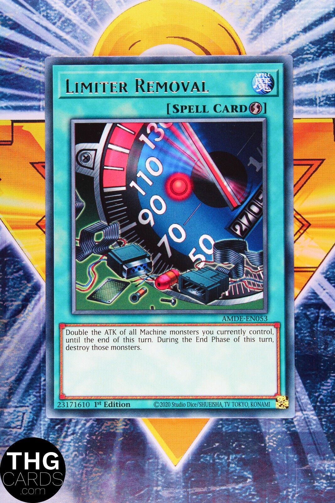 Limiter Removal AMDE-EN053 1st Edition Rare Yugioh Card Playset