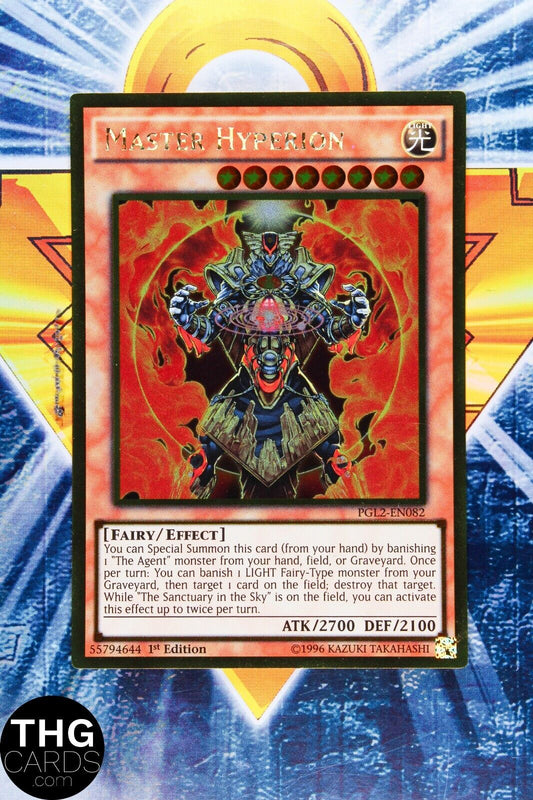 Master Hyperion PGL2-EN082 1st Edition Ultra Rare Yugioh Card