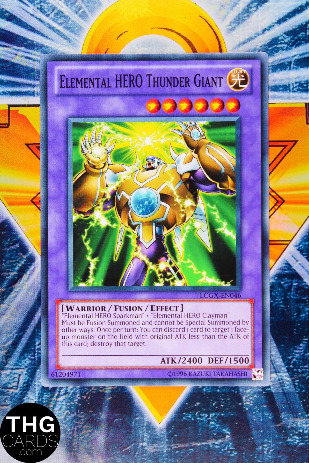 Elemental Hero Thunder Giant LCGX-EN046 Common Yugioh Card
