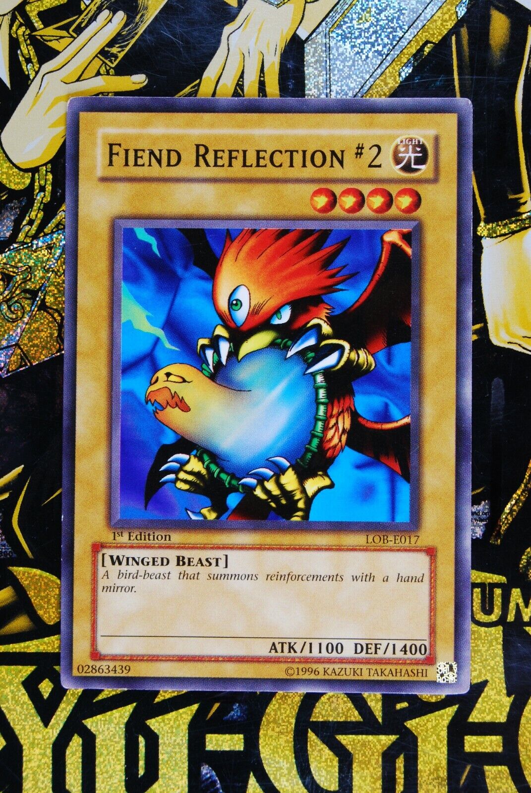 Fiend Reflection #2 LOB-E017 1st Edition Common Yugioh Card