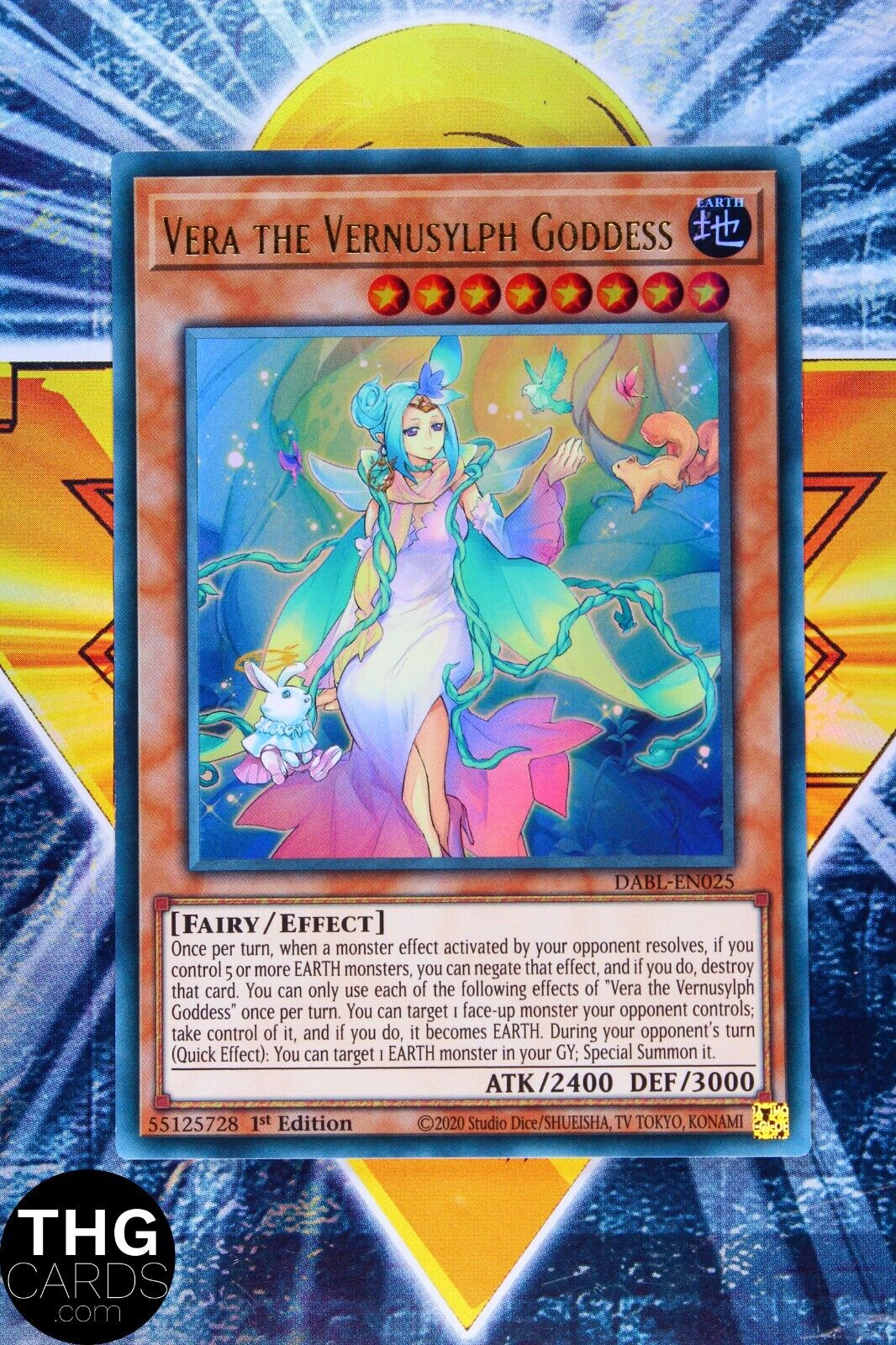 Vera the Vernusylph Goddess DABL-EN025 1st Edition Ultra Rare Yugioh Card