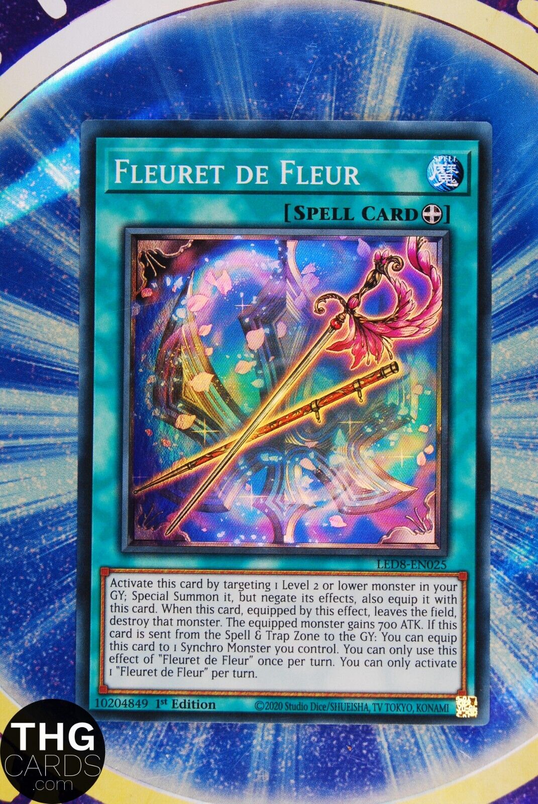 Fleuret de Fleur LED8-EN025 1st Edition Super Rare Yugioh Card